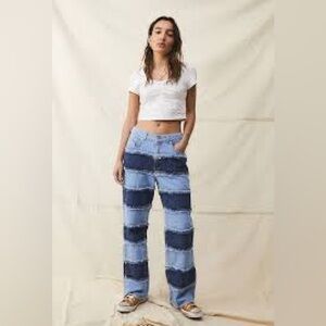 Ragged Light Blue Denim Jeans